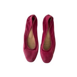 Maryam Nassir Zadeh Roberta Pumps in Bright Pink Suede 38.5